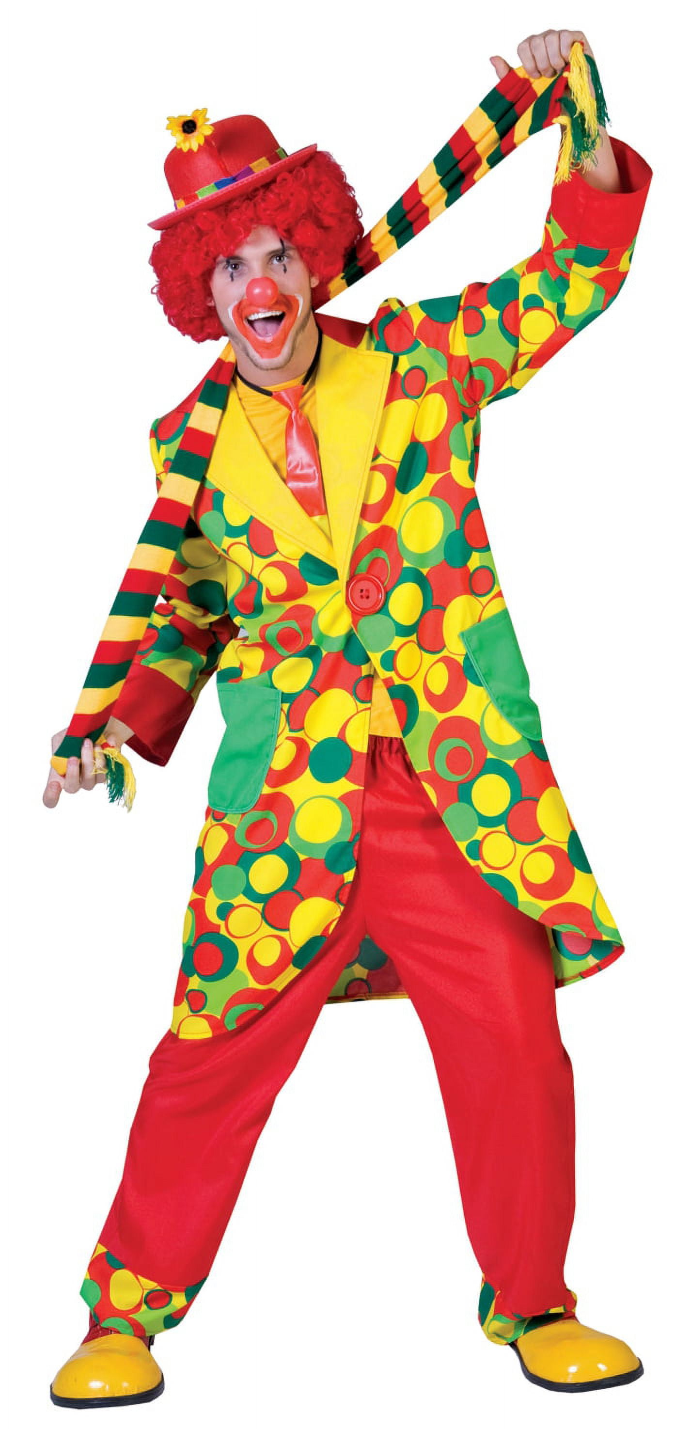 Bubbles Clown Adult Halloween Costume