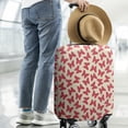 thumbnail image 2 of Red Butterfly Red Silhouette Pattern Luggage Cover Fashion Suitcase Cover Baggage Covers Fit 25-28 Inch Luggage (Go Travel), 2 of 5