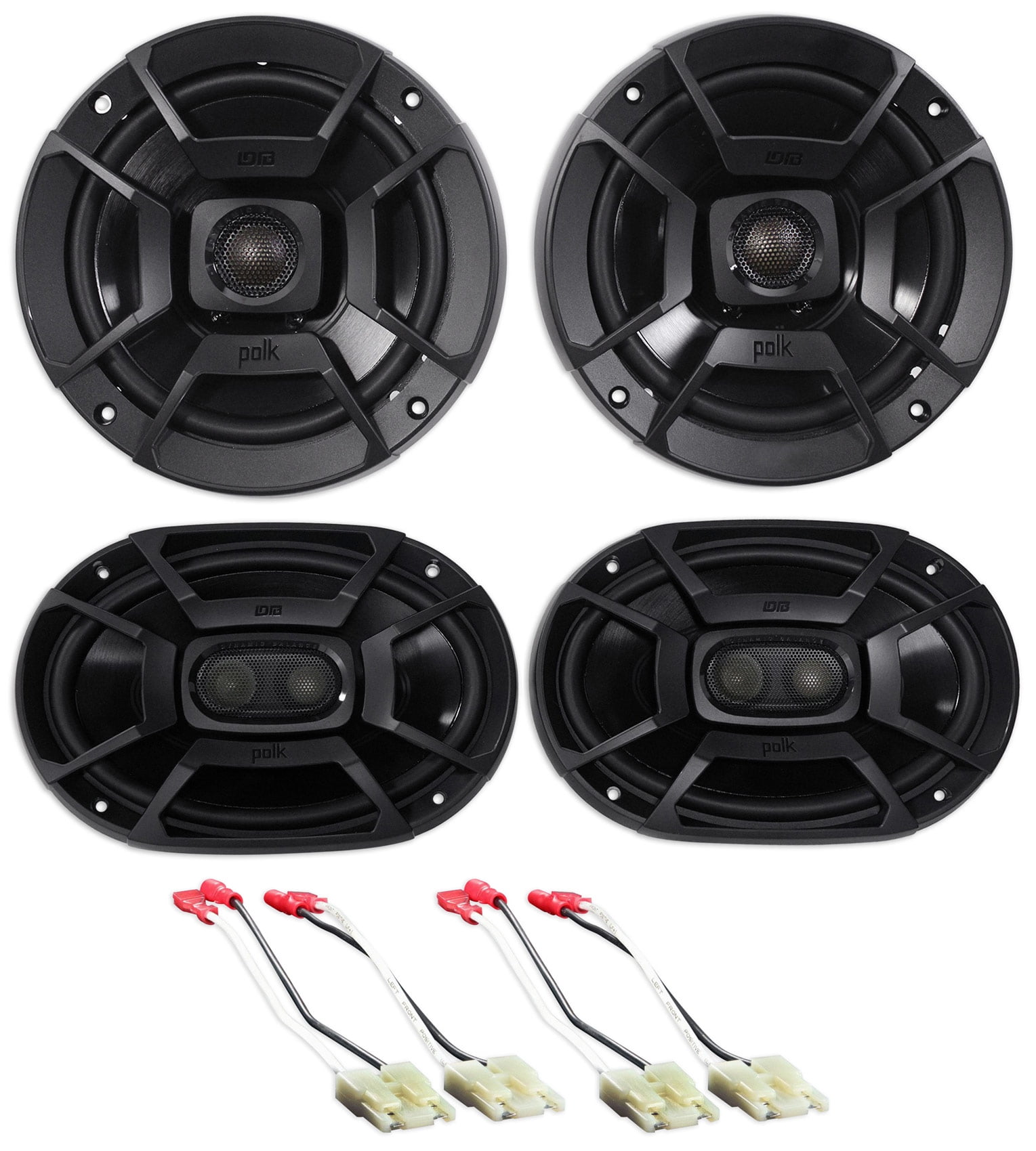 Polk Audio Front+Rear Factory Speaker Replacement For 99-04 Jeep Grand Cherokee - Walmart.com 