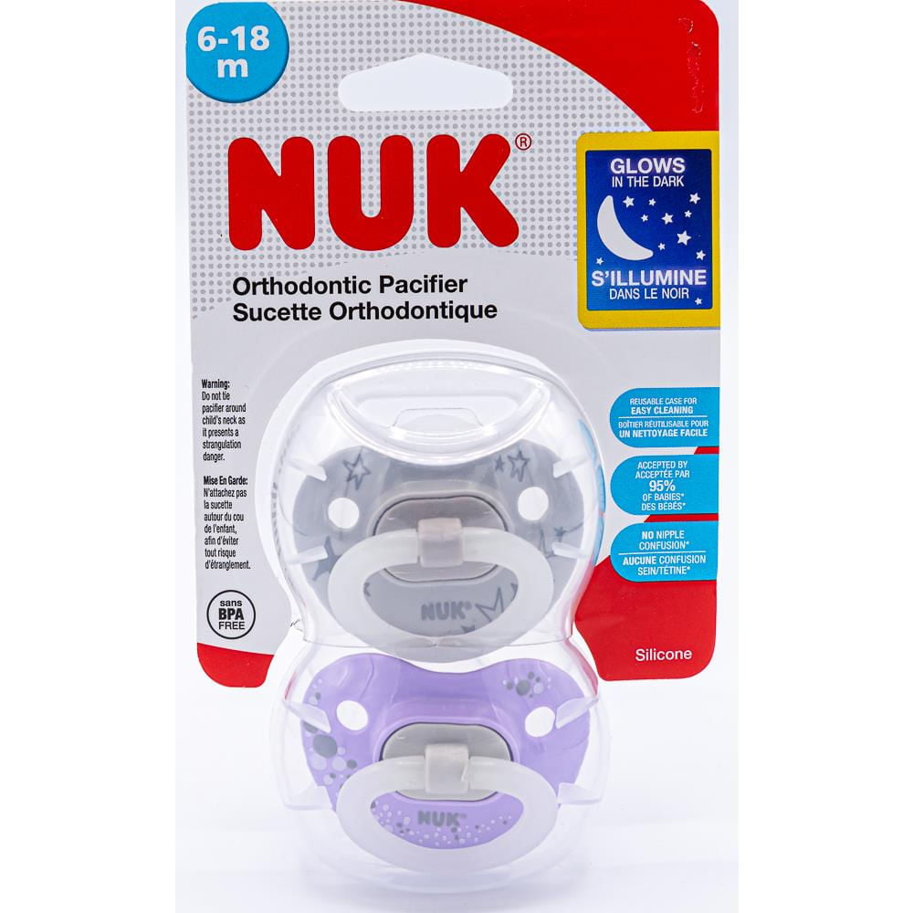 NUK Creatures Pacifier 6-18 Months Purple/Teal 