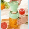 thumbnail image 4 of Exprimidor eléctrico portátil inalámbrico de verano para el hogar, de gran capacidad,1500 ml,Rosa, 4 of 10