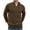 Brown, variant on Men's Quarter Zip Sweater Casual Slim Fit Long Sleeve Pullover Sweaters