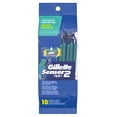thumbnail image 2 of Gillette Sensor2 Plus Pivoting Head Men's Disposable Razors, 10 Count, 2 of 8