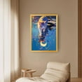 thumbnail image 3 of Moon Cat DIY Digital Oil Painting Healing Coloring Painting Oil, 3 of 8