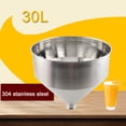 thumbnail image 2 of SUDEG Stainless Steel Filling Machine Hopper 30L Large Capacity Paste Filling Machine Funnel for Commercial Liquid Filling, 2 of 12