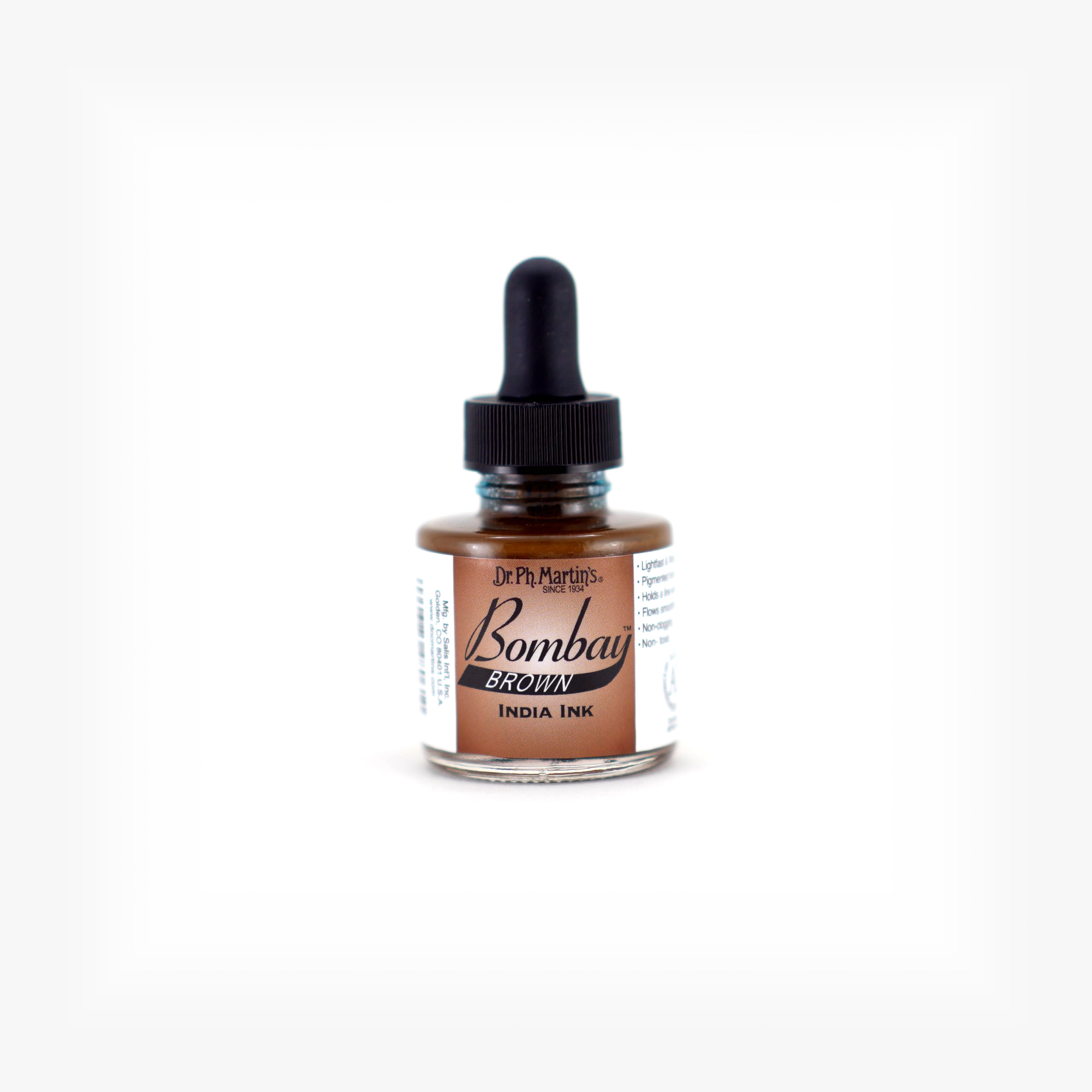 Dr. Ph. Martin's Bombay India Ink, 1.0 oz, Brown (6BY)