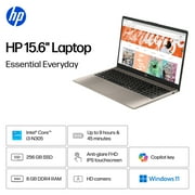 HP 15.6 inch FHD IPS Touch Windows 11 Laptop Intel Core i3-N305 8GB 256GB SSD Cozy Cashmere