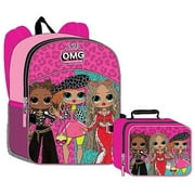 LOL OMG! 16" Backpack with Lunch Bag