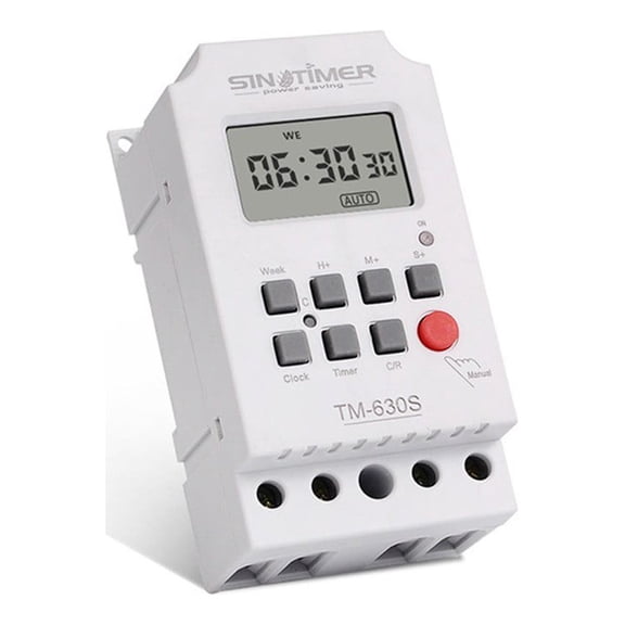 Tm630S-4 7 Day Programmable Digital Timer Switch Relay Control Time 12V 30A YIWEI
