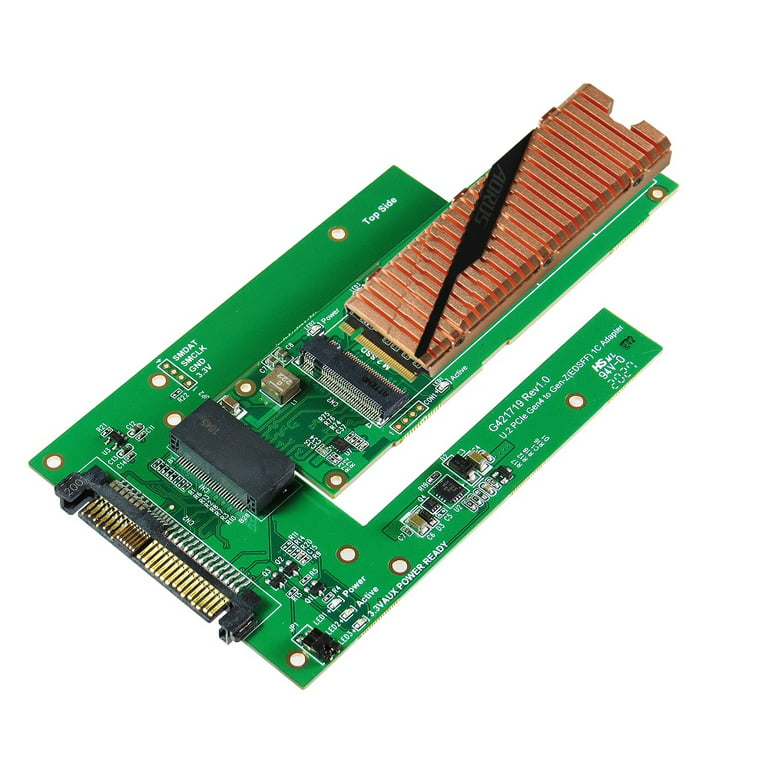 Micro SATA Cables| U.2 PCIe Gen 4 16GT/s U.2 to Gen-Z 1C (EDSFF) SSD Adapter