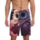 thumbnail image 1 of Fotbe Cute Flower Owl Pantalones Cortos de Pijama para Hombre, Ropa de Dormir, Pantalones de Pijama Cortos para Hombre-Small, 1 of 6