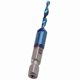 thumbnail image 2 of 6.35mm Hex Shank Tap Drill Bit, Blue Plated High Speed Steel, HSS Composite Tap (M3), 2 of 2