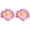 Pink*2, variant on Artificial 10cm Bright Red Lotus Flower Head, 3-Pack Lifelike Water Lily Bloom for Vase and Home Decor, 3PCS (Bright Red)