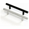 thumbnail image 4 of -SS002-96 Solid Stainless Steel Modern Cabinet Drawer Handle Pull, 3 3/4 Inch, Brushed Stainless Steel (10 Pack), 4 of 9