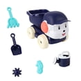 thumbnail image 2 of Children's Summer Seaside Water Play Sand Bath Shower Beach Bucket 6 Piece Set Of Cute Happy Play House Water Outdoor Toys, 2 of 6