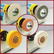 TOPCHANCES TM-2 Jewelry Rock Polishing Buffer Machine Bench Lathe Polisher Kits Rock Tumbler Gem Tools Grinder 200W