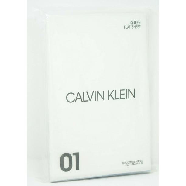 Calvin Klein Series 1 500 TC 100% Combed Cotton Flat Sheet - QUEEN ...