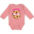 thumbnail image 3 of Inktastic Smart Cookie Girls Long Sleeve Baby Bodysuit, 3 of 5