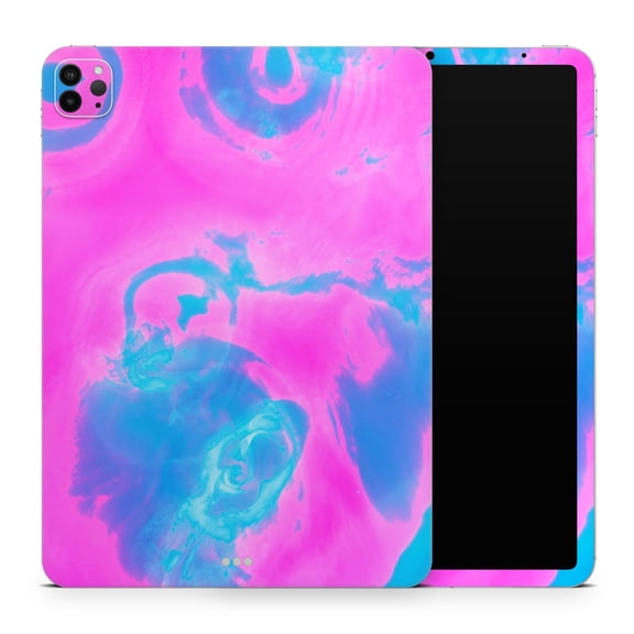DesignSkinz Abstract Iridescent Vivid Pink Swirl Full-Body Skin Decal Wrap Cover for iPad Mini 3 (A1599/A1560)