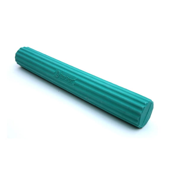 Barra Barbell Body Sport Twist & Flex de 15 libras, color verde medio