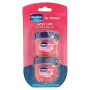 (2 Pack) Vaseline Lip Therapy Advanced Healing Lip Moisturizer Lip Balm Tube 0.35 oz