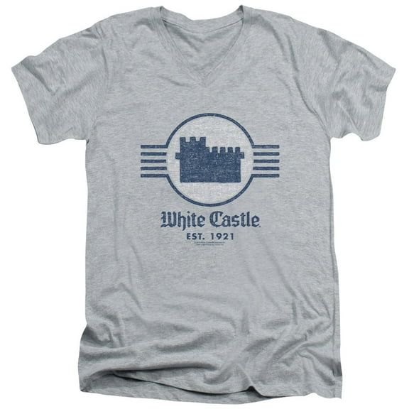 White Castle - Emblem - Slim Fit V Neck Shirt - XX-Large