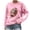 ZA-Pink-frostluinai camisetas, variant on Frostluinai Mama Sweatshirts Women Long Sleeve Oversized Pullover Tops Crew Neck Funny Letter Print Sweat Shirts Loose Fit Sweatshirts Gifts