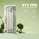 thumbnail image 2 of Teclado Mecánico Inalámbrico YUNZII B75 PRO Verde Matcha, 2 of 9