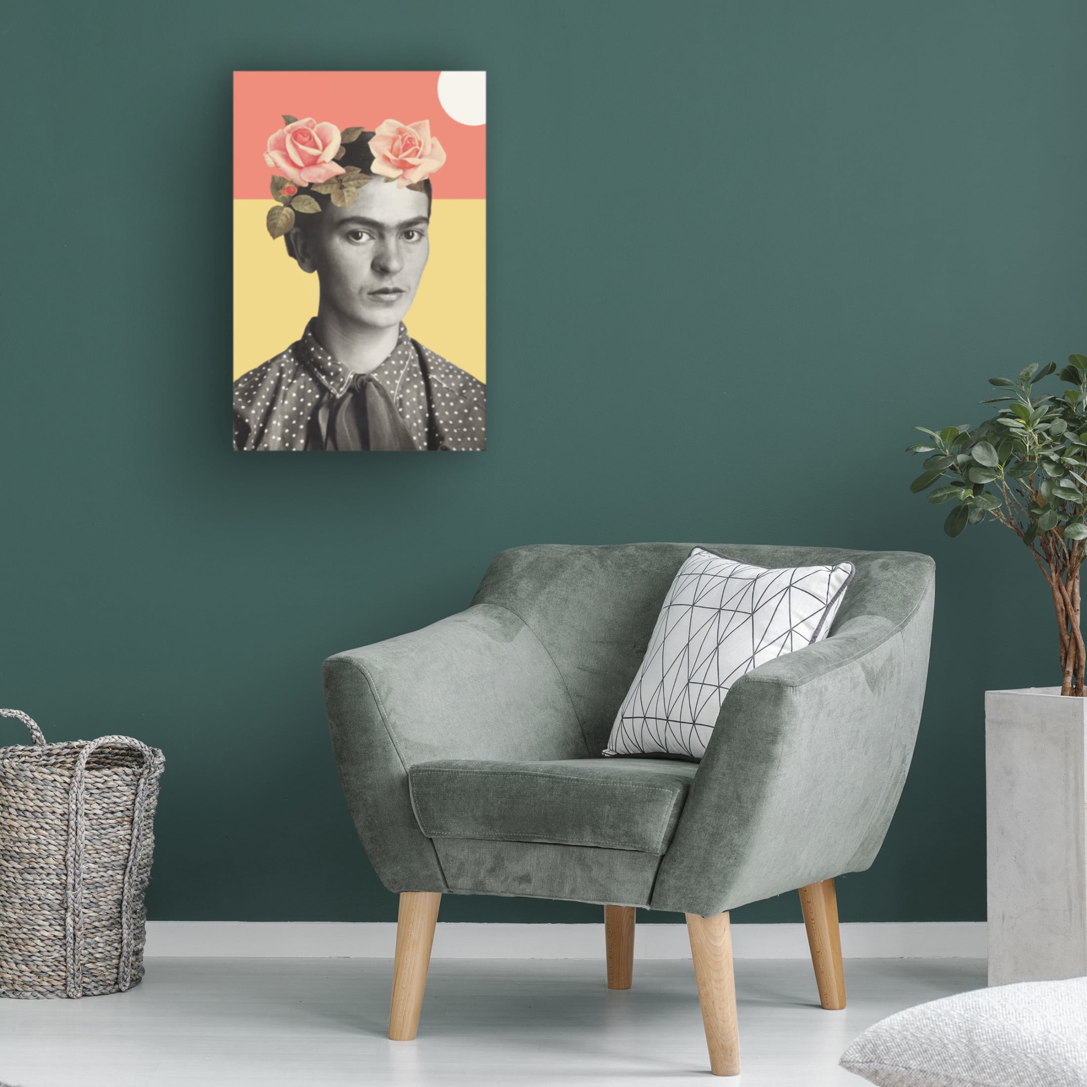 Trademark Fine Art Florent Bodart  Frida Kahlo Canvas Wall Art