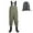 Green, variant on Lightweight Chest Waders, Breathable Fishing Waders for Men Women Waterproof Hunting Chest Wader with Bootfoot Belt