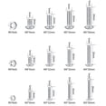 thumbnail image 2 of Kit de fijación completo, tornillos de cabeza hueca de acero inoxidable, variantes M3 M4 M5, ideales para las industrias mecánicas y de comunicaciones, cabeza plana avellanada para un acabado elegante, 2 of 5