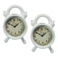 thumbnail image 3 of Shisuyan Mini Horloge Simulation Blanche Lot de 2 0.6x0.4x0.4In, 3 of 8