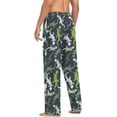 thumbnail image 3 of FREEAMG Men's Pajama Pants with Pockets Loose Lounge Sleepwear Long Pjs Bottoms, 3 of 4