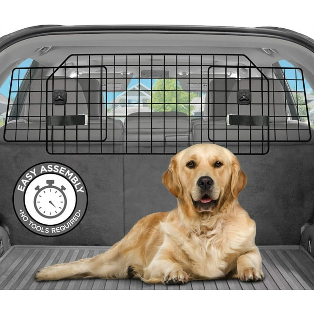 Couche Double Filet Coffre Voiture, Animaux Portable pour Chien