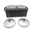 thumbnail image 4 of Electric Double Depilatory Wax Melting Heater Machine for Hair Removal SPA ,Fast Heating, 4 of 7