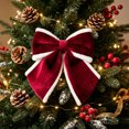 thumbnail image 3 of 2026 Christmas Indoor Home Decor Christmas Bows Suitable For Christmas Tree Wreath Arrangement Gift Box Decoration Bow Ornaments, 3 of 5