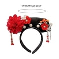 thumbnail image 3 of Girl Fun Hairbands Chinese Princess for Photo Studio Photo Flower Headwear Traditional Costume Headwear Qitou, 3 of 5