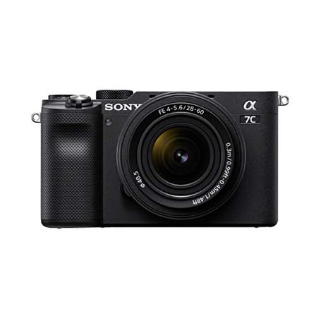 Restored Sony Alpha 7C Full-Frame Compact Mirrorless Camera Kit - Black (ILCE7CL/B) (Refurbished)
