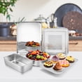 thumbnail image 6 of Walchoice 6-Piece Stainless Steel Non-stick Bakeware Sets with Cookie Sheet, Loaf & Muffin Pan, 6 of 7