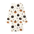 thumbnail image 5 of JAJAHO Girls Nightgown Halloween Pajamas Long Sleeve Ruffle Princess Sleep Dress For Kids 3-14Y, 5 of 5