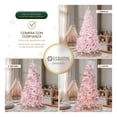 thumbnail image 4 of Árbol de Navidad Frondoso con Ramas Escarchadas, Pino Navideño Esquimal (Rosa Nevado, 1.80 m), 4 of 6