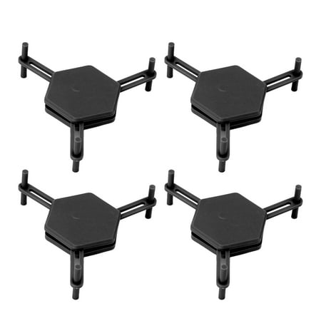 

Hexagonal Coaster ABS Coasters Stylish For Drinks Black
