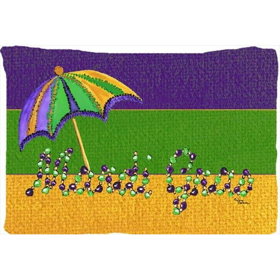 20.5 x 30 in. Mardi Gras Moisture Wicking Fabric Standard Pillowcase