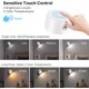thumbnail image 2 of Inomhus vägglampa, vägglampa med USB-laddning, 3 färger och 3 nivåer LED inomhus 360° roterbar touch-kontroll trådlösa vägglampor, 2 of 3