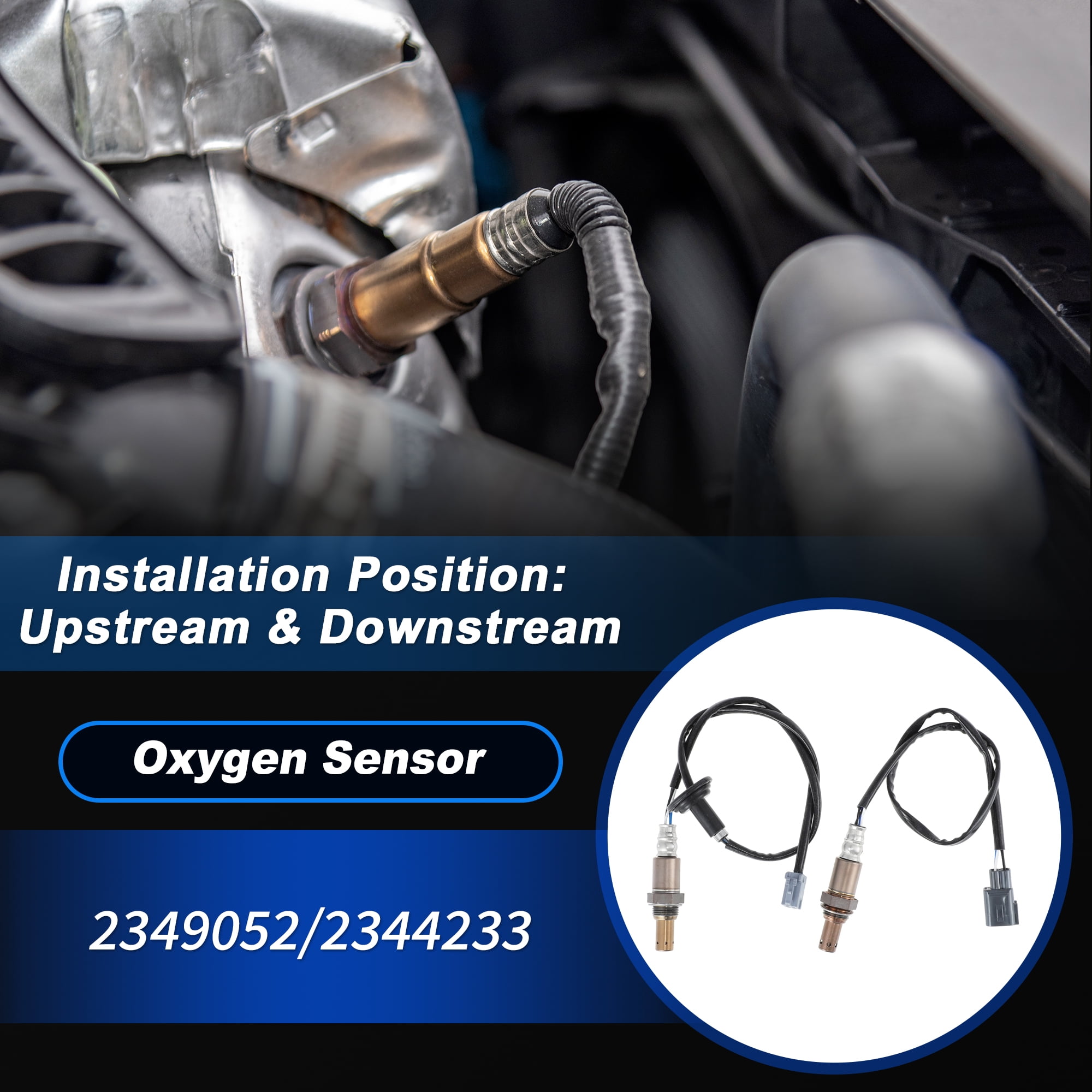 Upstream & Downstream Oxygen Sensor for Toyota Corolla for Toyota Matrix L4-1.8 2005-2008 2349052/2344233 2pcs