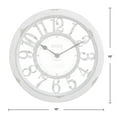 thumbnail image 5 of FirsTime & Co. Gray Antique Contour Wall Clock, Farmhouse, Analog, 10 x 2 x 10 in, 5 of 5