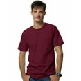 thumbnail image 1 of Hanes Beefy-T T-Shirt à Poche pour Hommes, P, Bordeaux, 1 of 5