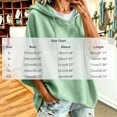 thumbnail image 3 of Xdegoge Womens Short Sleeve Hoodies Casual Loose Fit Lightweight Drawstring Sweatshirts Comfy Basic Tunic Fall Summer Pullover Tops, 3 of 6