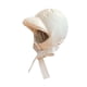 thumbnail image 4 of Gorro de invierno con protección auditiva engrosada para mujer, gorra de béisbol de algodón con plumón. Blanco, 4 of 9