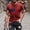 Red, variant on Men's Independence Day Patriotic Top USA States Flag Print Short Sleeve Tees Loose Casual Round Neck Cotton Pullover T-Shirt Black L